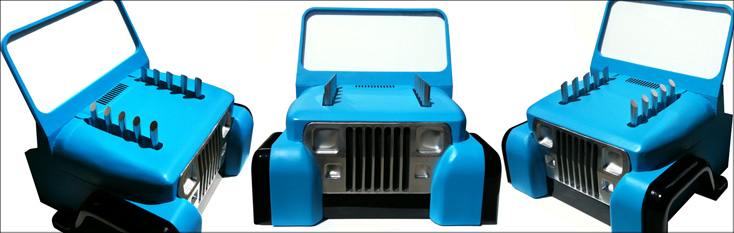 mock up jeep
