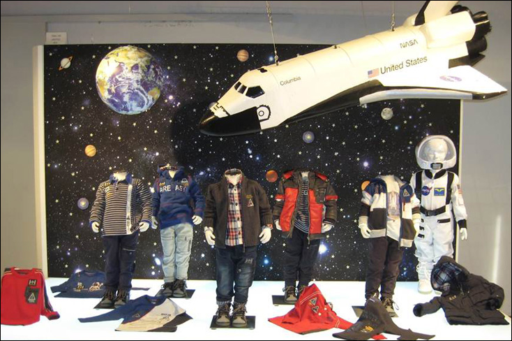 mock up space shuttle